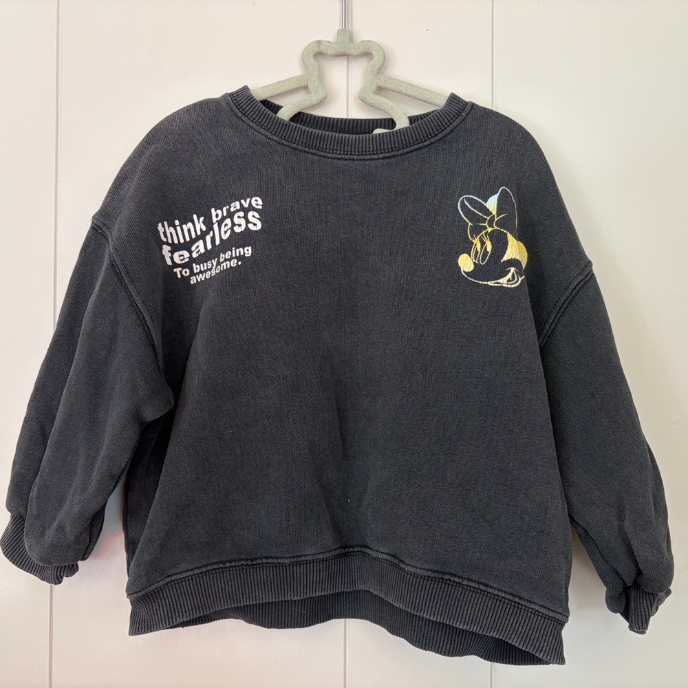 The cutest Zara Disney slouchy sweater